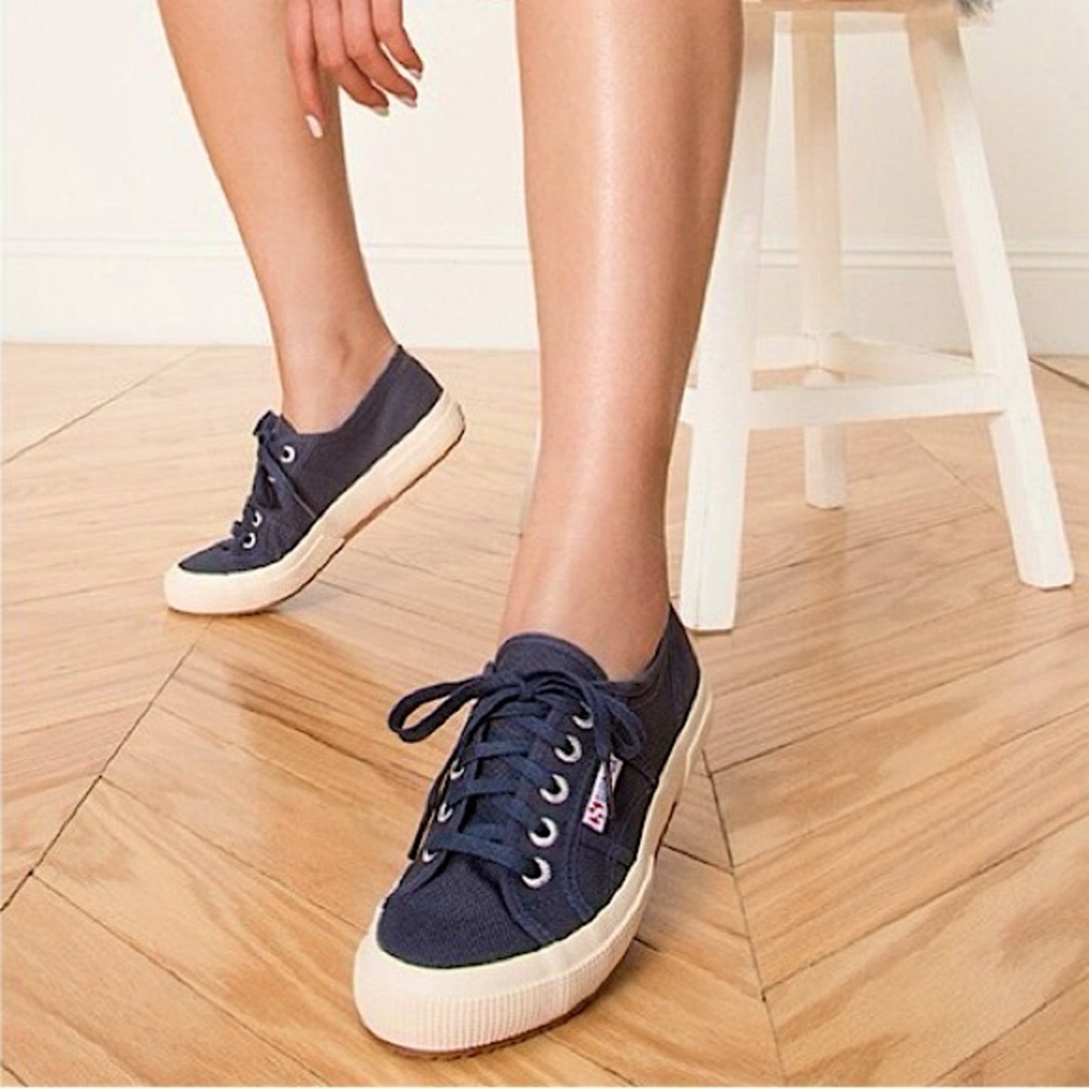 Superga | Cotu Navy Canvas Sneakers Size US 7 / EU 37.5